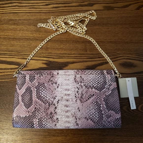 14th & Union Snake Skin Clutch - Picture 2 of 5